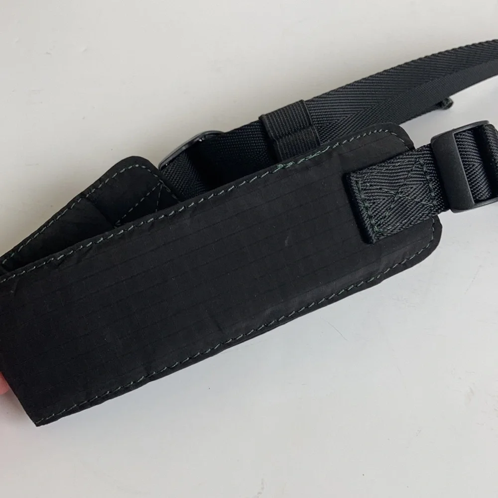 Zara green nylon crossbody fanny pack adjustable strap zip closure front pocket - Picture 14 of 16